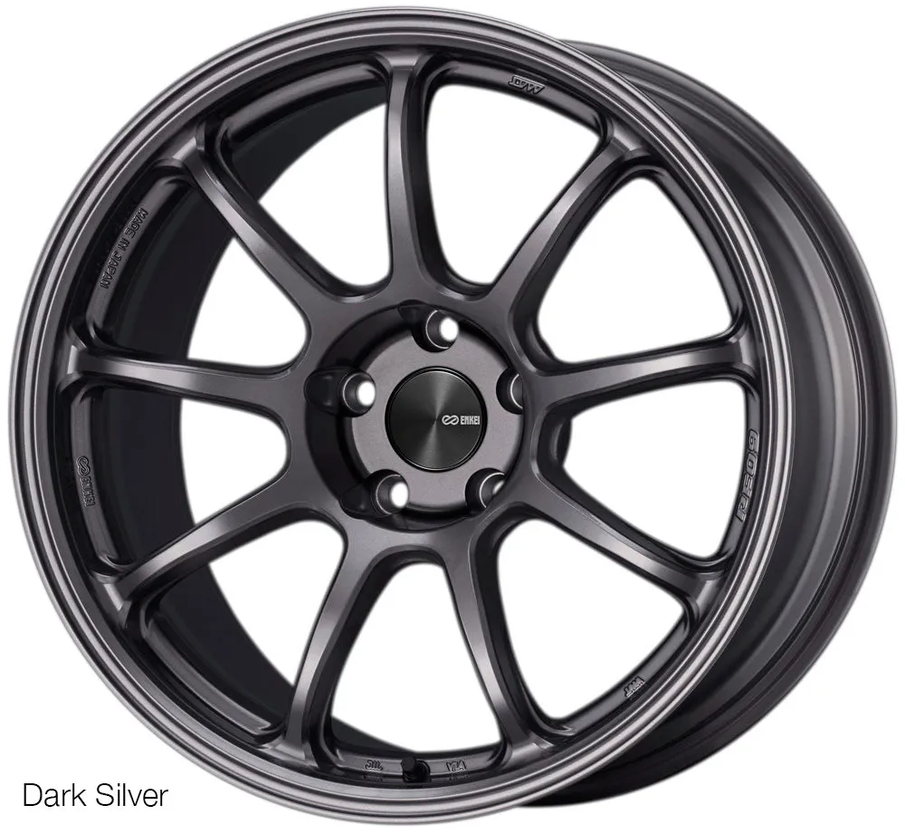 Enkei PF09 18x7.5 5x114.3 48mm Offset 75mm Bore Dark Silver Wheel - 540-875-6548DS