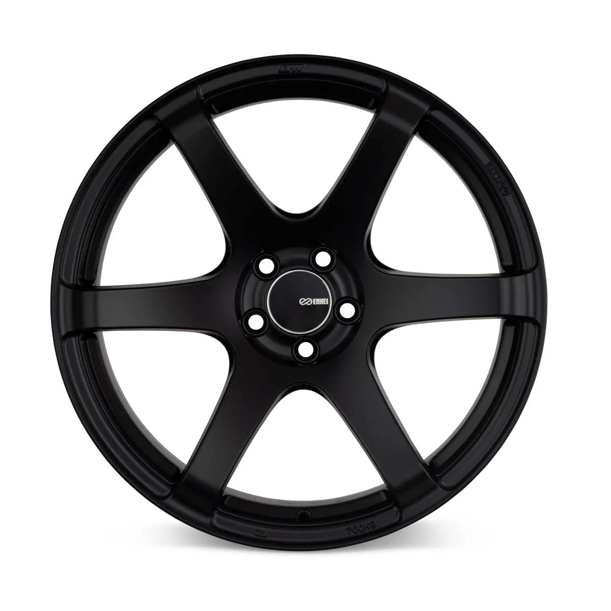 Enkei T6S 18x9.5 30mm Offset 5x114.3 Bolt Pattern 72.6 Bore Matte Black Wheel - 485-895-6530BK