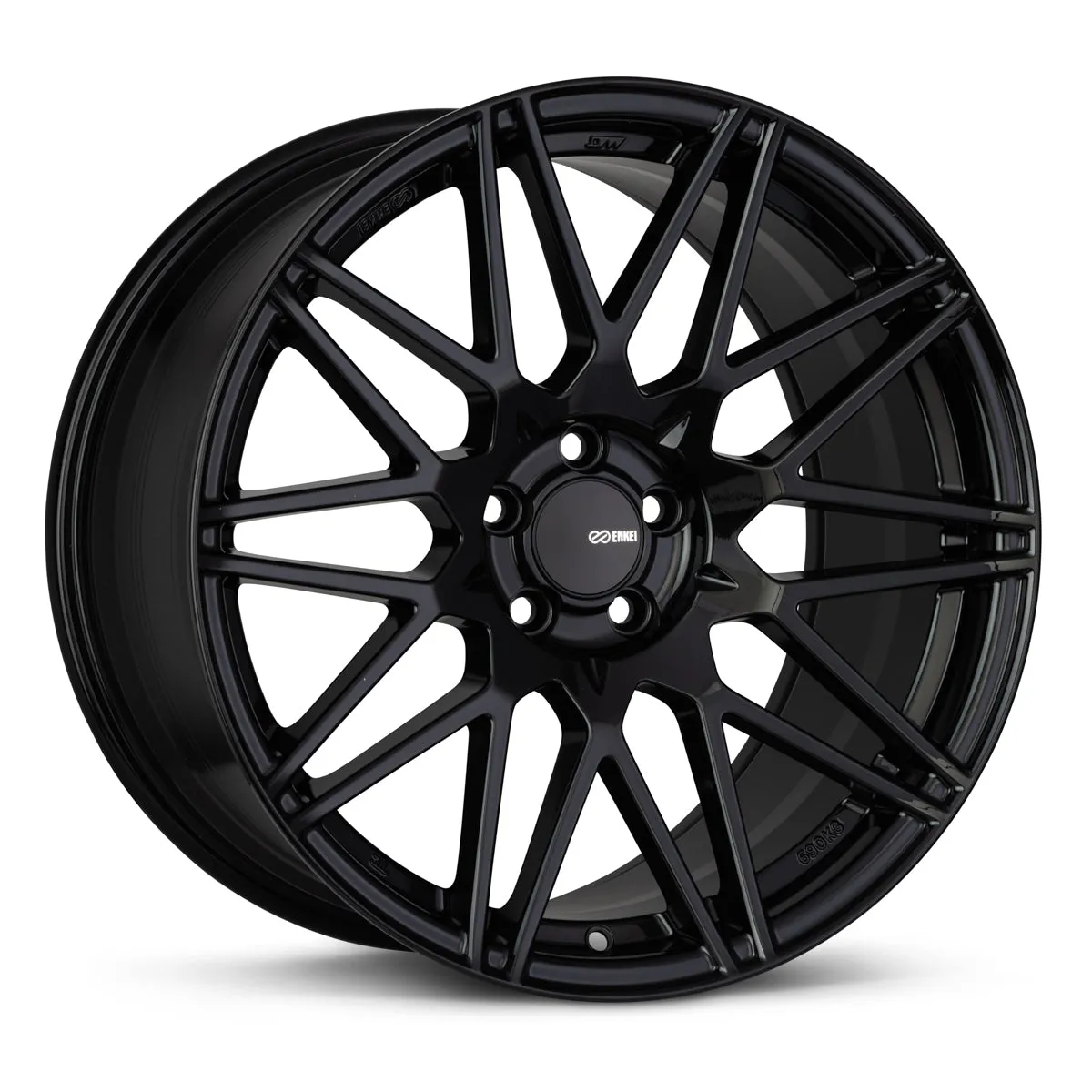 Enkei TMS 18x9.5 5x100 45mm Offset 72.6mm Bore Gloss Black Wheel - 515-895-8045BK