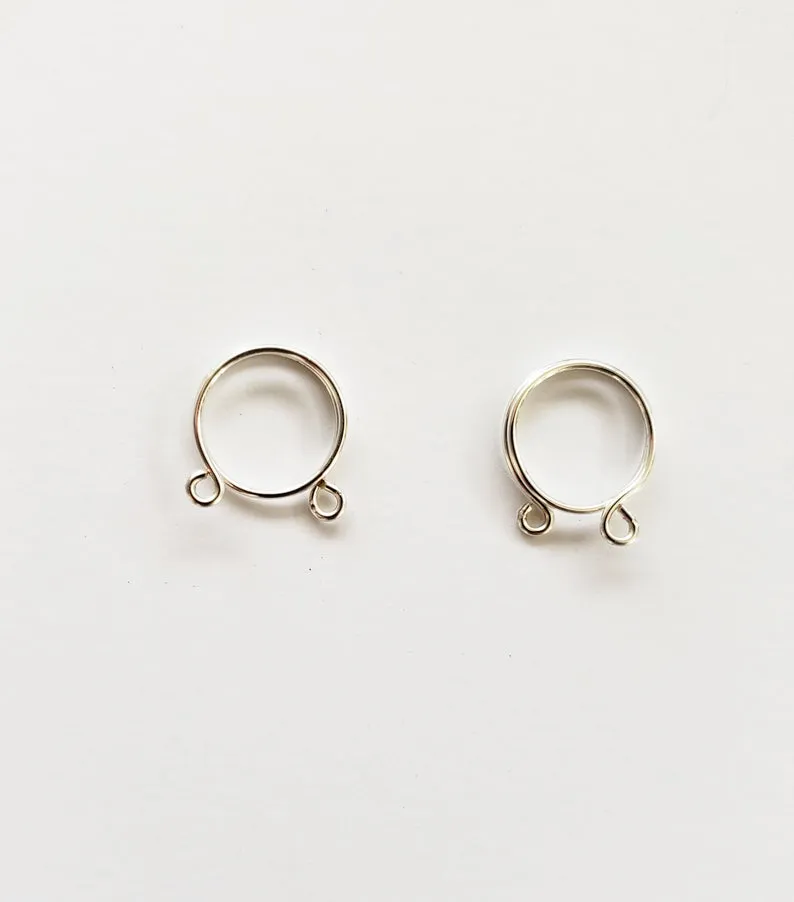Non Piercing Nipple Rings, Pair of Two