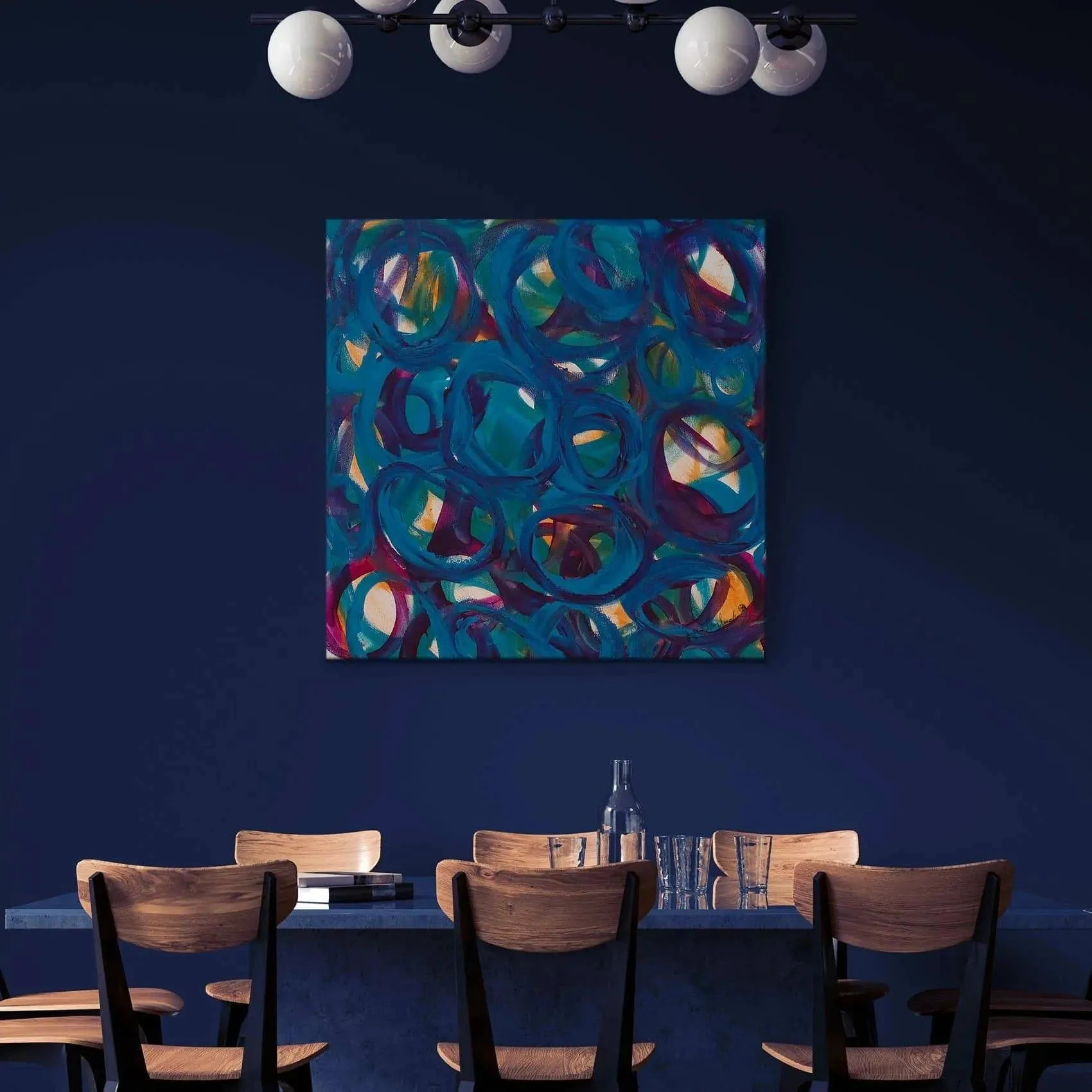 Spinning Out  (Print on Canvas)