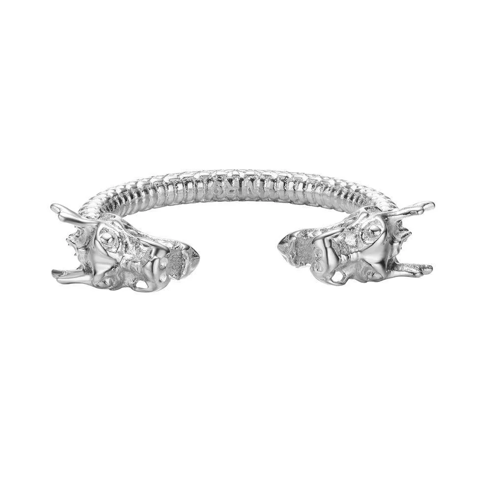 WildKlass Good Luck Double Dragon Ring