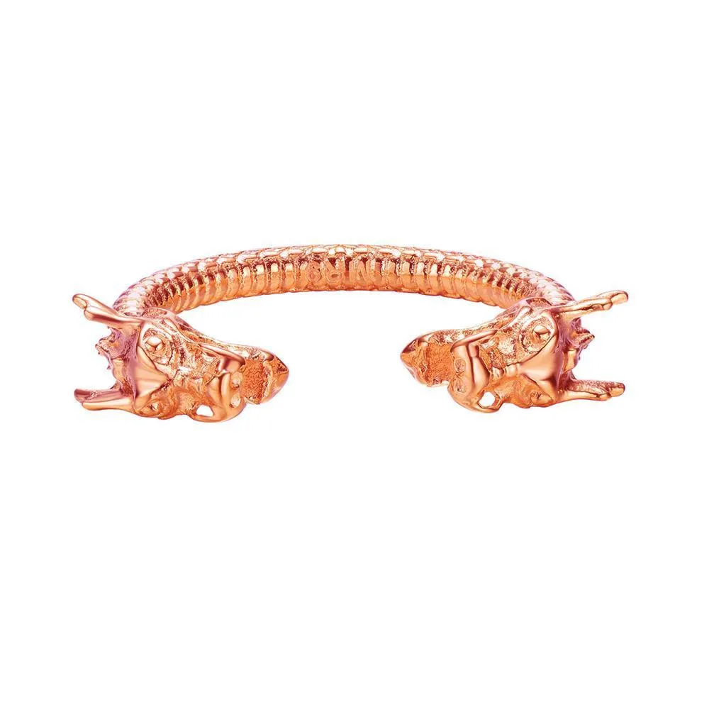 WildKlass Good Luck Double Dragon Ring