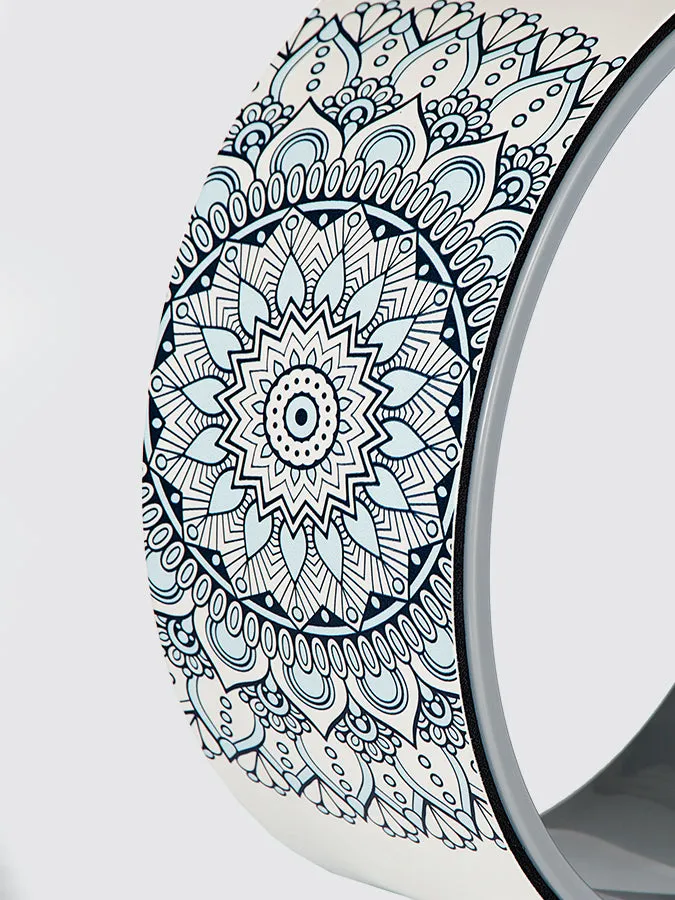 Yoga Studio Mandala Grip PU Yoga Wheel